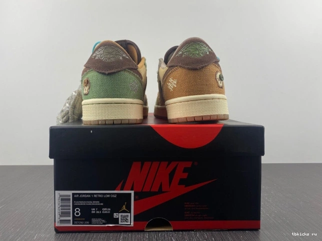 Cheap TB Jordan 1 Low OG Zion Williamson Retro Voodoo DZ7292-200 0805